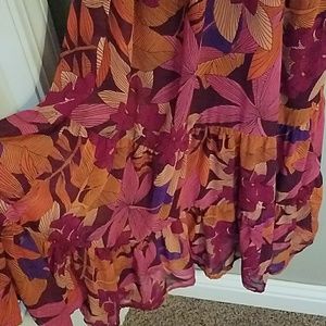 H&M Halter Ruffle Maxi Dress